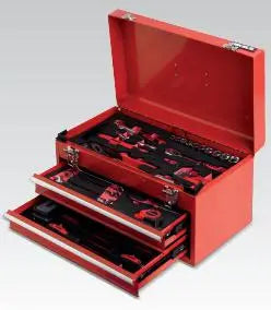 Wholesale 108PCS Portable Heavy-Duty Iron Car Repair Tool Box Hardware Wrench Long Socket Wrench Set